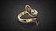 Anillo Serpenti Snake 2025 todos los tamaños R46 modelo de impresión 3D