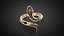 Anillo Serpenti Snake 2025 todos los tamaños R46 modelo de impresión 3D
