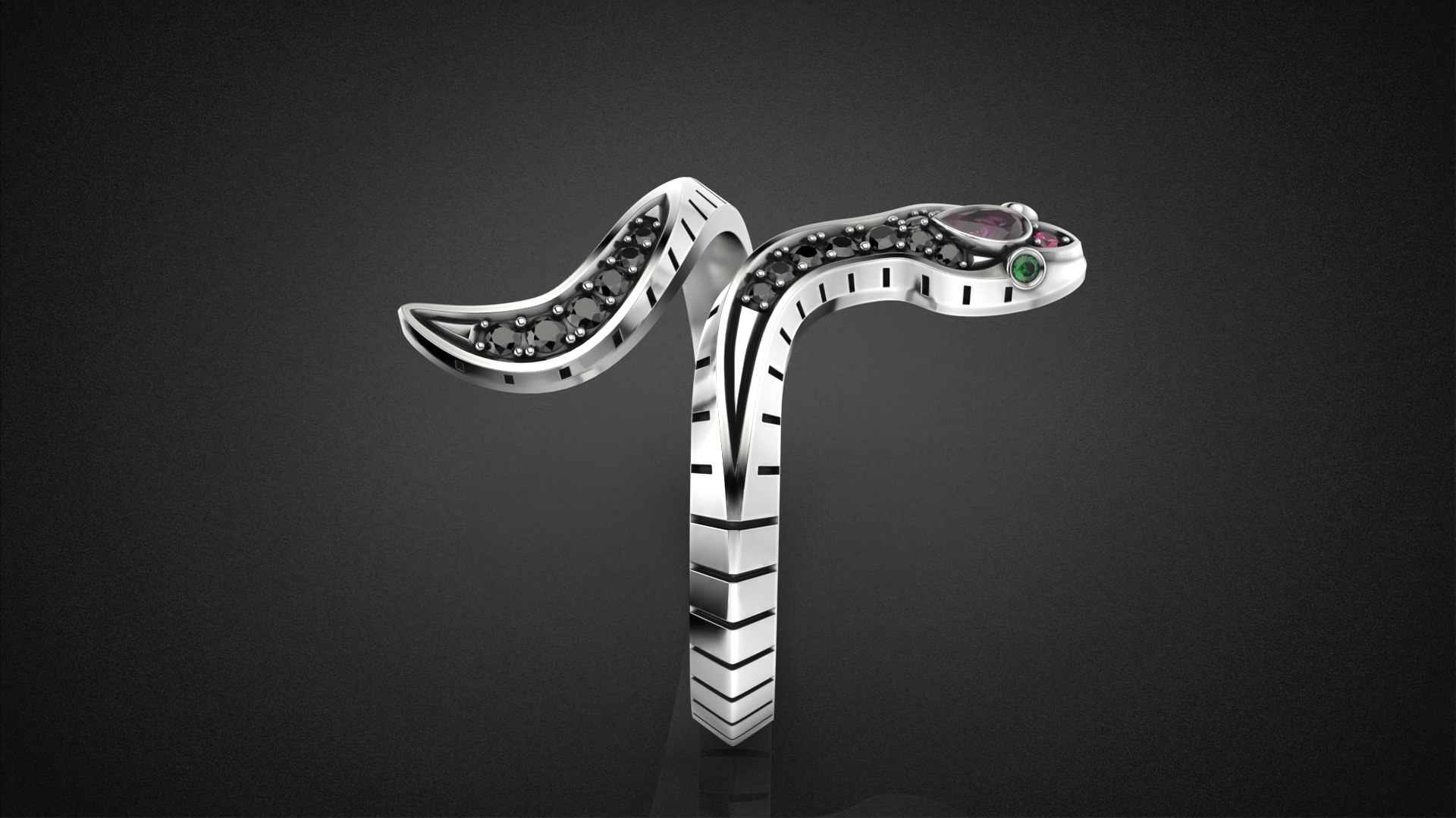Serpenti Snake Ring 2025 All Sizes R46 3D Print Model 3D Model ...