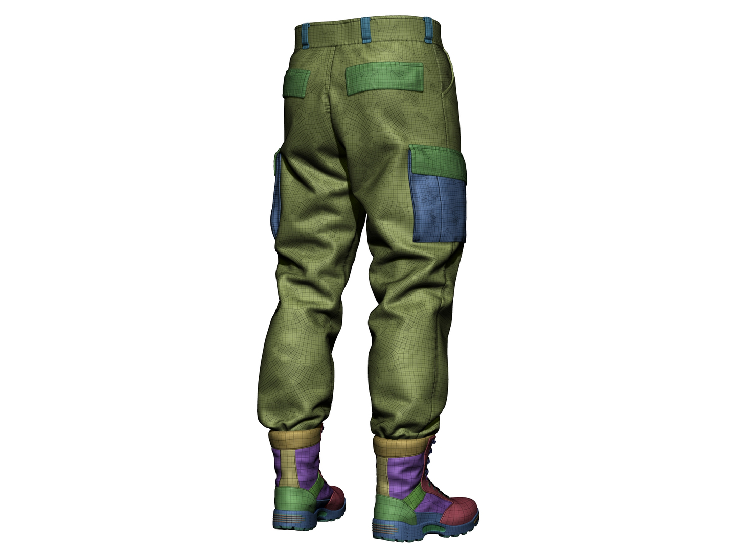 Pants military zbrush 3D model - TurboSquid 1679641