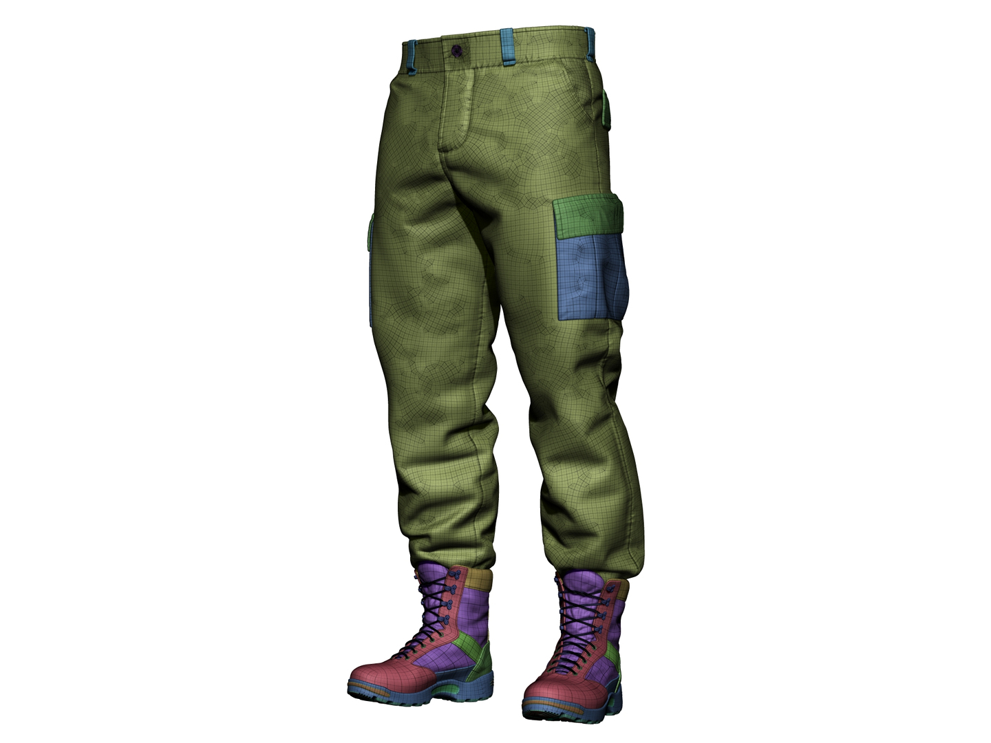 Pants military zbrush 3D model - TurboSquid 1679641