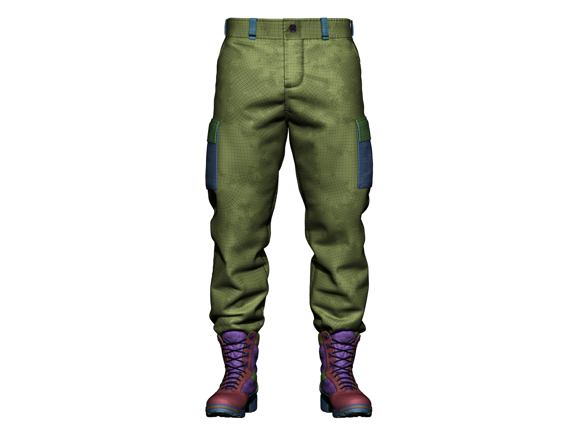 Pants military zbrush 3D model - TurboSquid 1679641