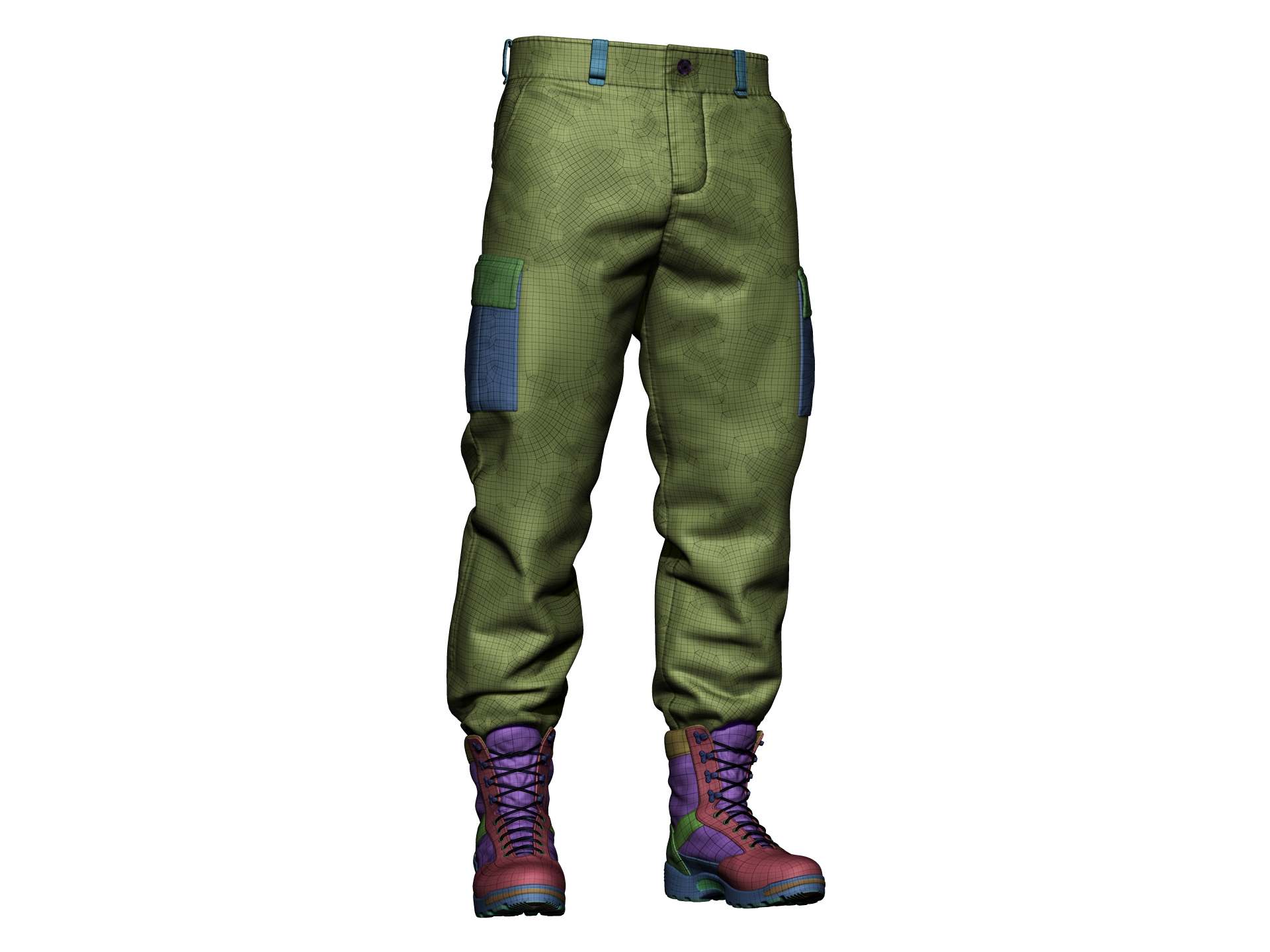 Pants military zbrush 3D model - TurboSquid 1679641