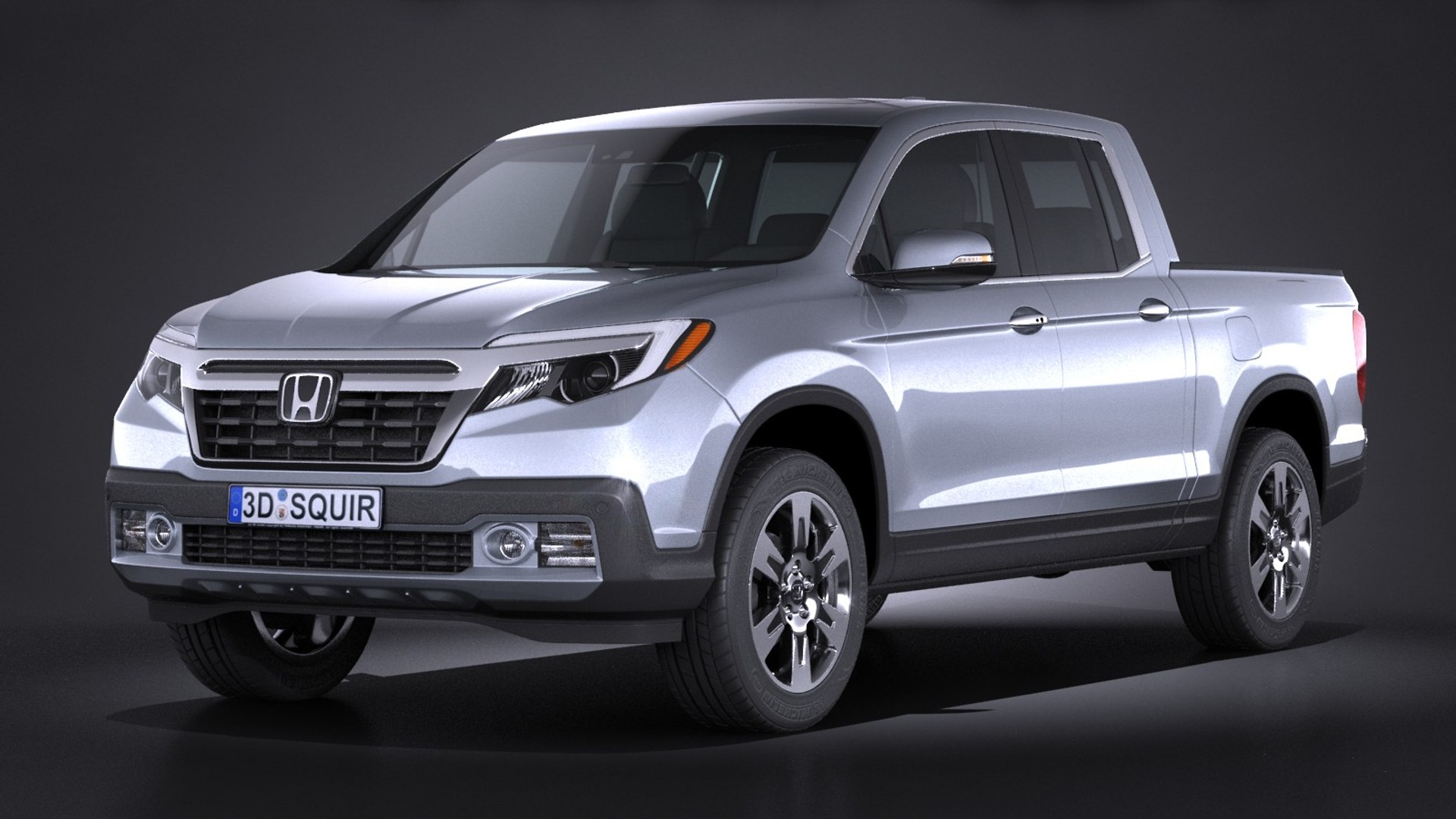 honda ridgeline 2017 3d max
