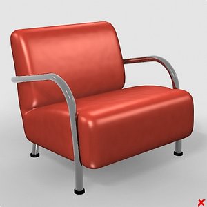 armchair chair 3d model