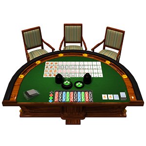 casino table 3D