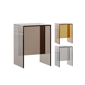 3D model Minimalist Side Table - Acrylic