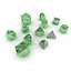 Polyhedral Dice Set - Green Glass