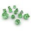 Polyhedral Dice Set - Green Glass
