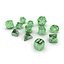 Polyhedral Dice Set - Green Glass