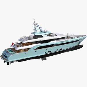 Latona 50m Motor Super Yacht 3D