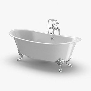 Classical Bathtub - Faucet Off empty