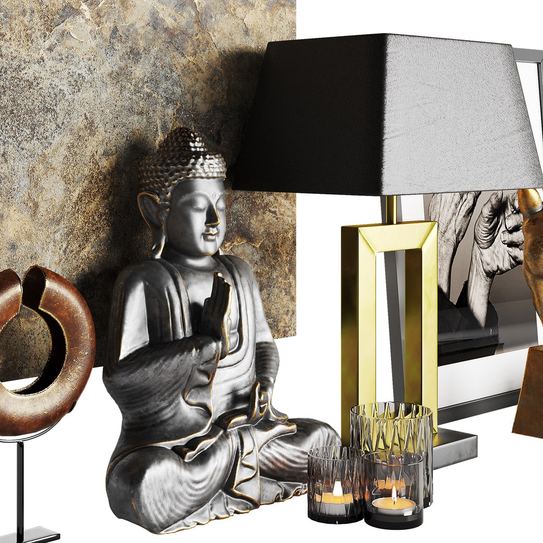 Decor Set 01 3D Model - TurboSquid 1994030