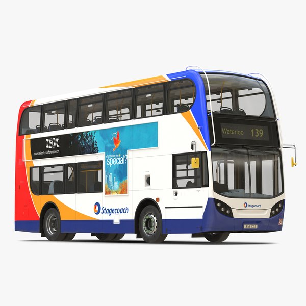 3d bus enviro400 simple interior
