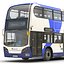 3d bus enviro400 simple interior