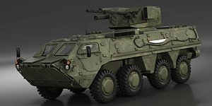 3D model BTR 4E Bucephalus 2011