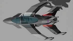 Alienjet 3D model