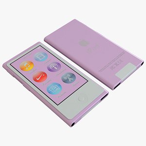 3d generation pink ipod nano model