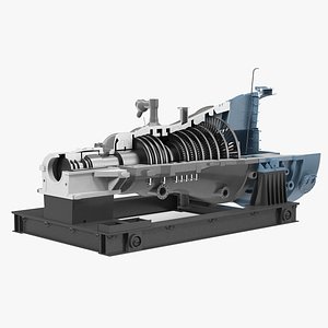 Cross Section of Steam Turbine
