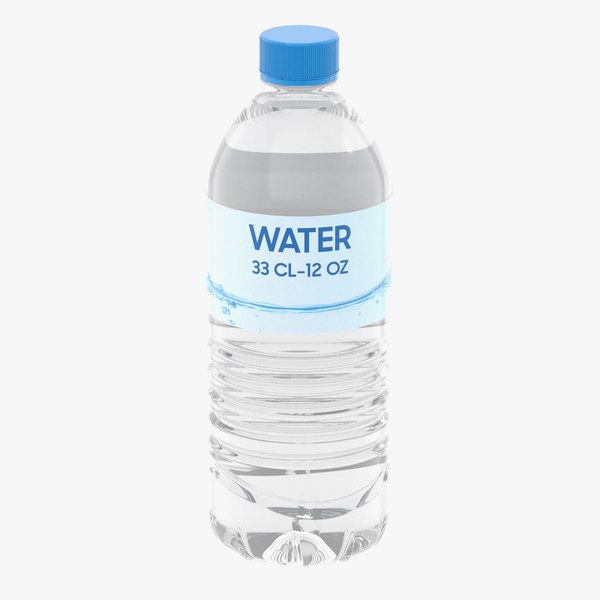 3D water bottle cl model