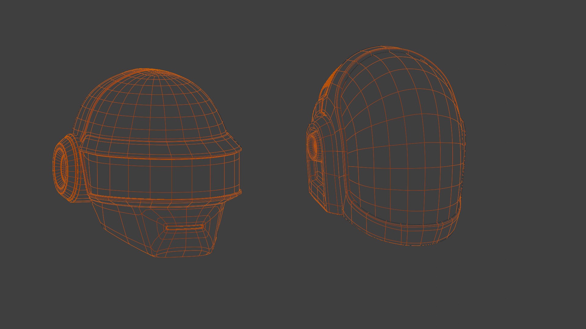 Free 3D DAFT PUNK HELMETS Model - TurboSquid 1867793