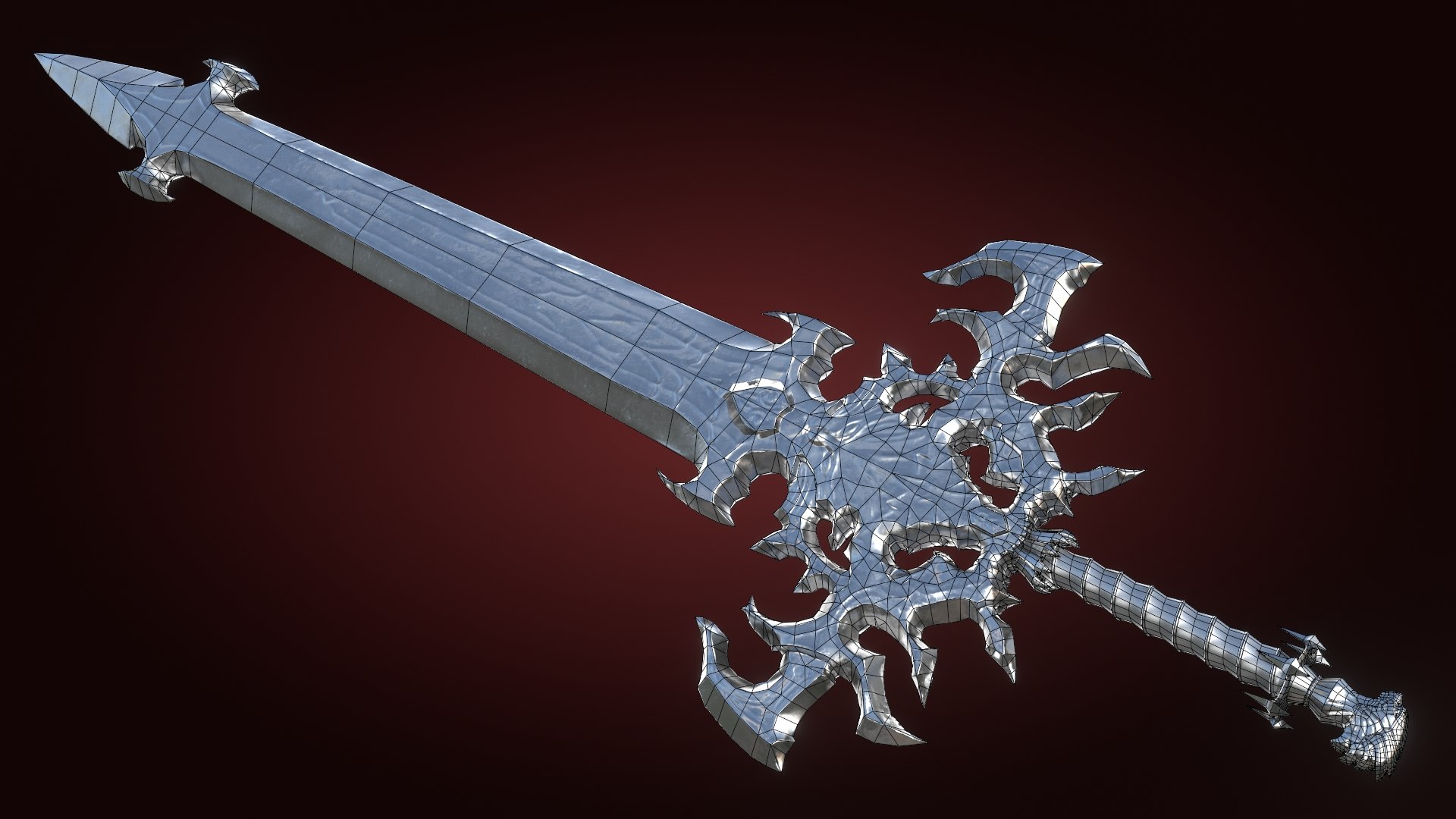 Fantasy Sword Lion Game Ready Unreal Engine Unity Low-poly 3D ...