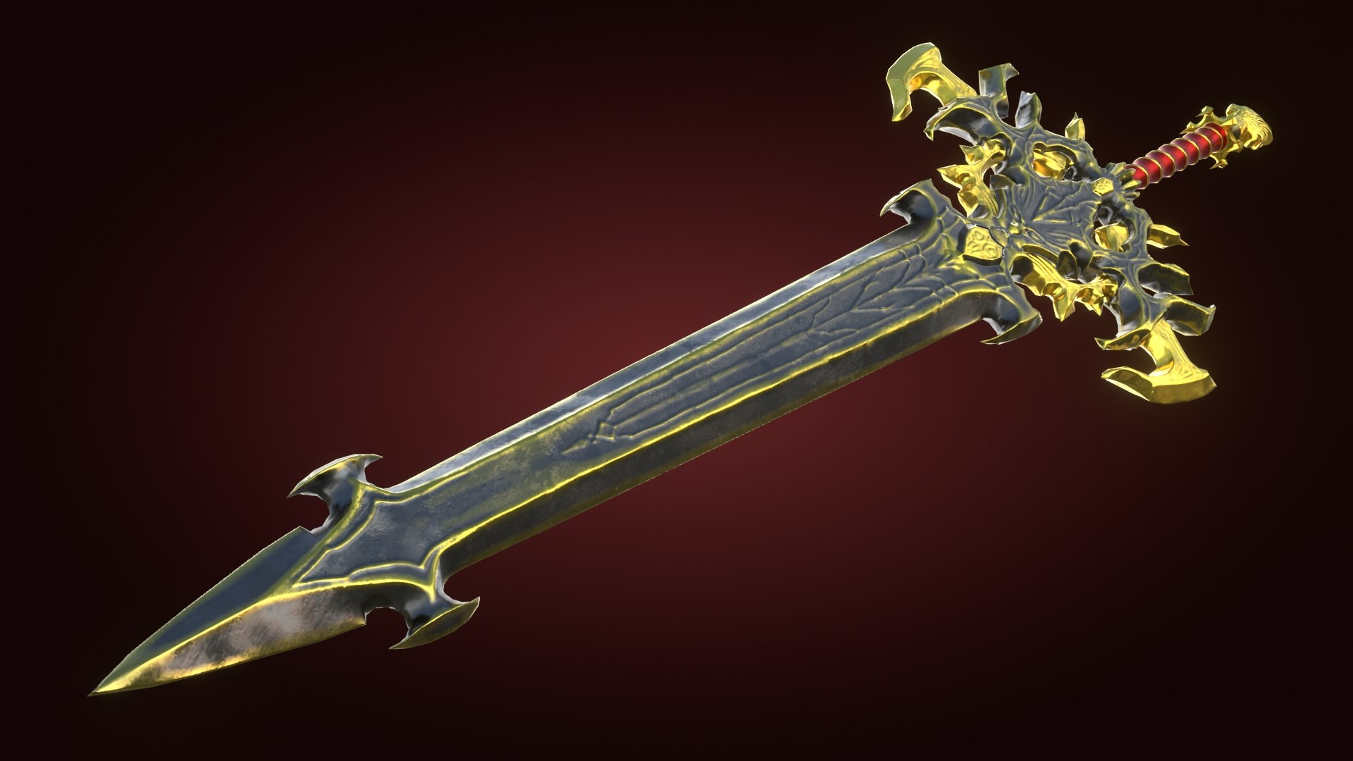Fantasy Sword Lion Game Ready Unreal Engine Unity Low-poly 3D ...