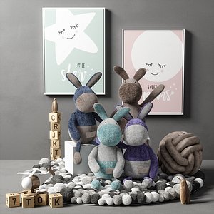 children set 3D model