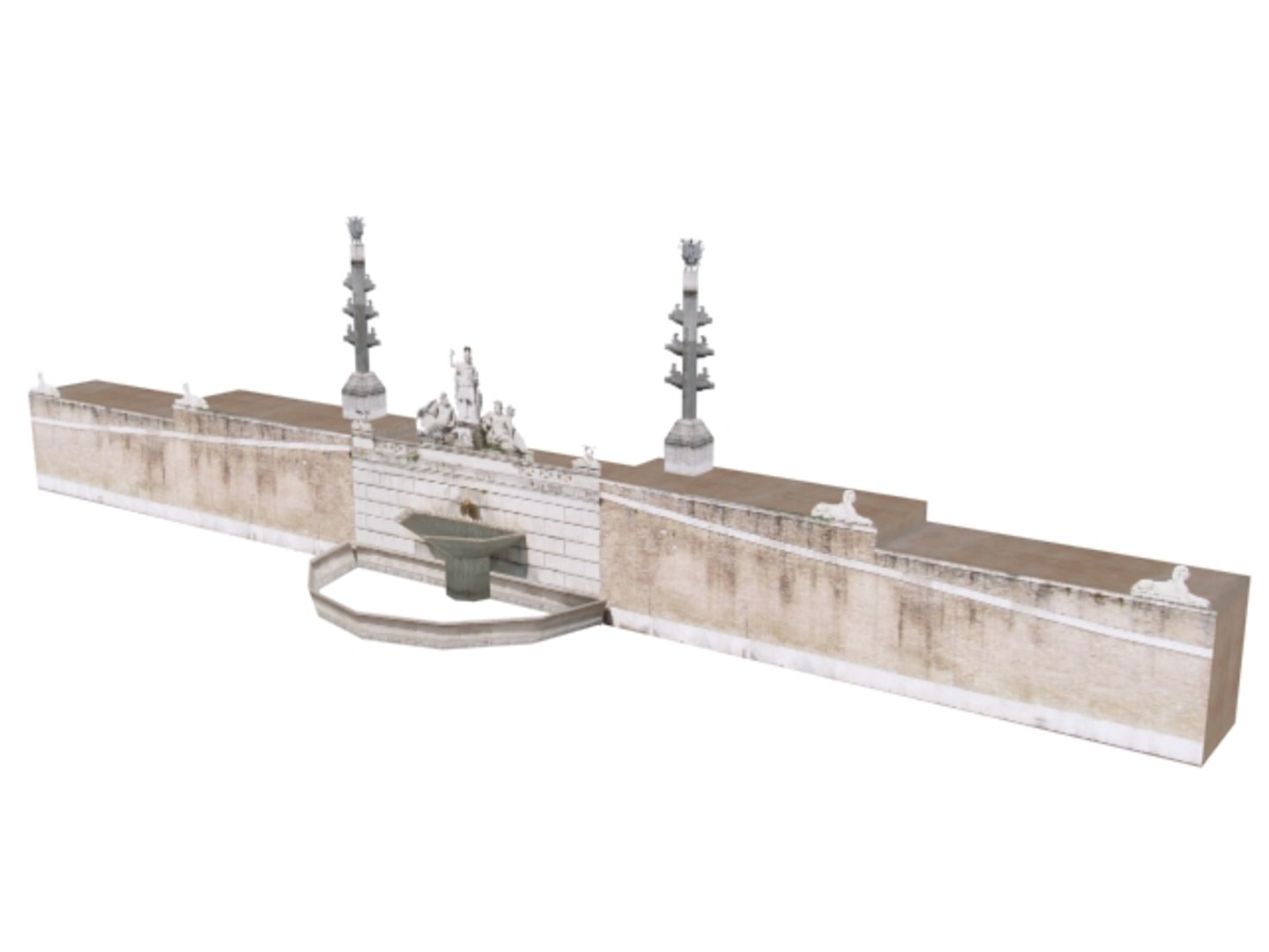 3d Bridge Roman Building