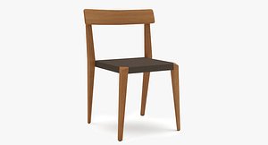 3d roda teka chair model
