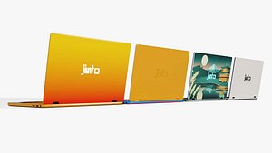 Laptop with Animated Lid