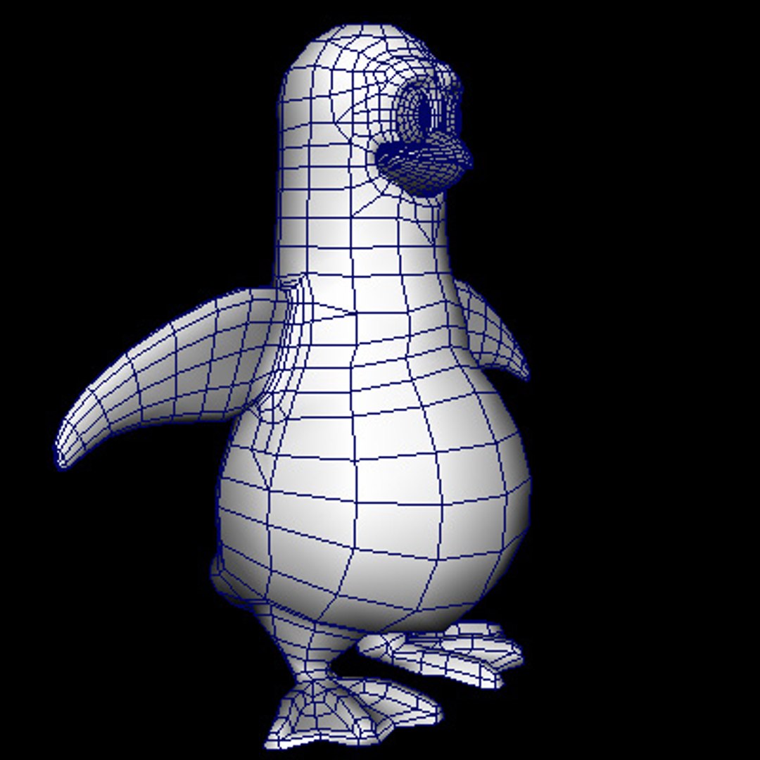 Ma Rigged Penguin Character