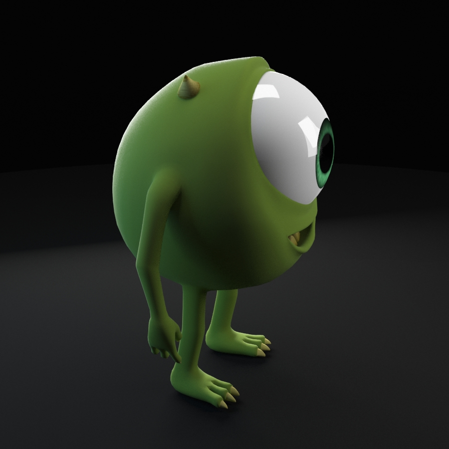 Mike wazowski 3D model - TurboSquid 1232807