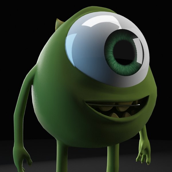 Mike wazowski 3D model - TurboSquid 1232807