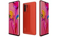 Huawei P30 Pro Amber Sunrise  Low Poly