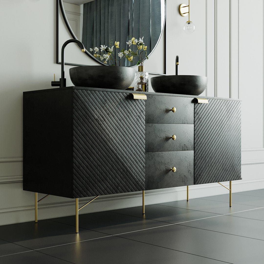 3D Vanity Unit Model - TurboSquid 1586978