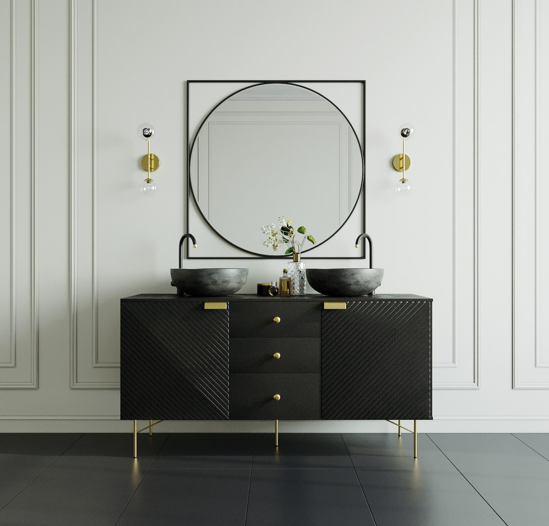 3D Vanity Unit Model - TurboSquid 1586978