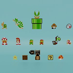 Nintendo Collection 8-bit Characters
