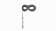 Domino Lorgnette Classic Mask With Stick