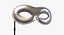 Domino Lorgnette Classic Mask With Stick