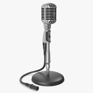 microphone 55sh 3d model