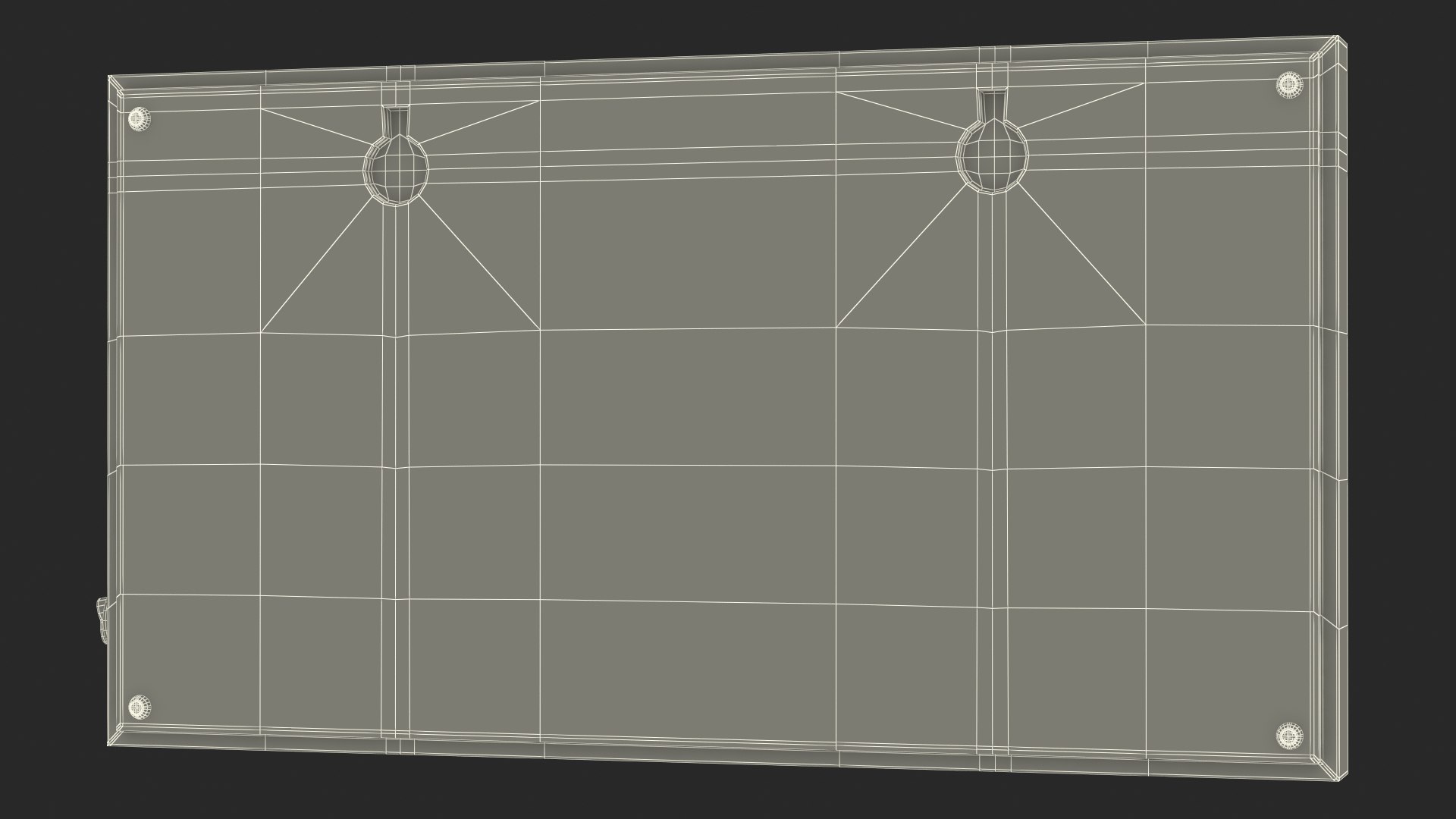 Blue LED Light Exit Sign OFF 3D Model - TurboSquid 2106246