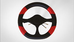 3D steering modeled render model