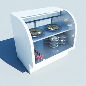 display fridge 3d max