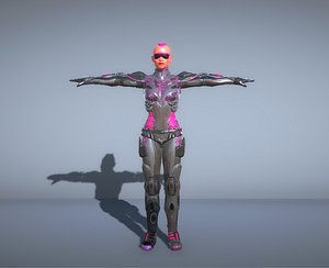Sci-Fi Woman Soldier