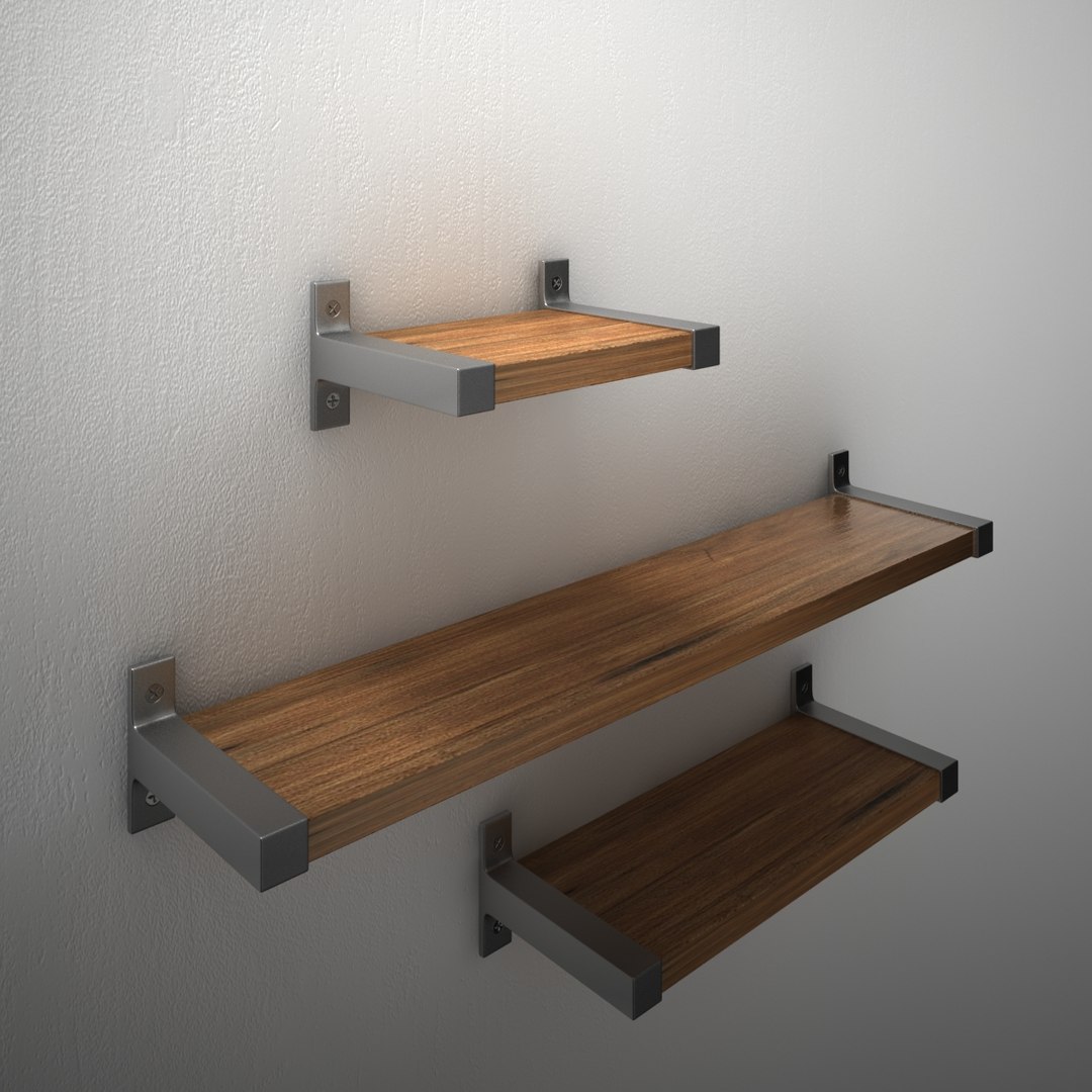 3D Shelf Shelves Designed Model TurboSquid 1291320