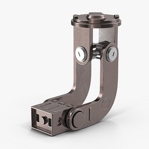 Anodized Industrial Joint 6 3D Model