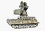 Old   Russian Tank Radar   armored car 3D