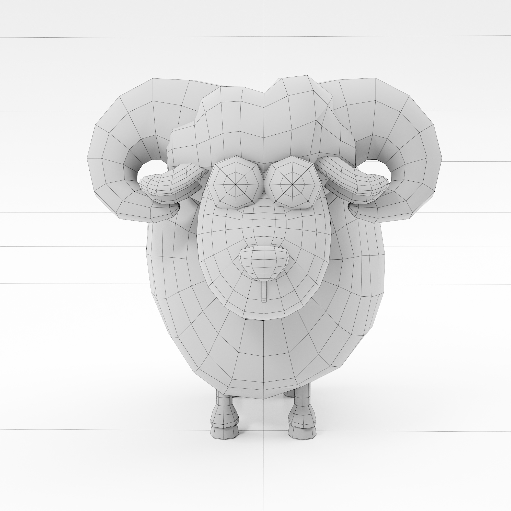 3D Sheep cartoon 3d model - TurboSquid 1996567