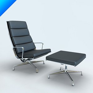 aluminium chair 3d model
